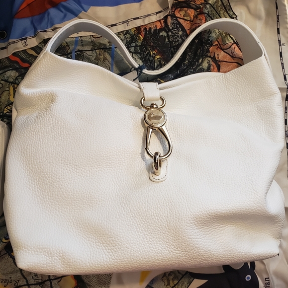 NWT Dooney and Bourke Pebble Grain Logo Lock Bag and Wallet - Picture 3 of 12